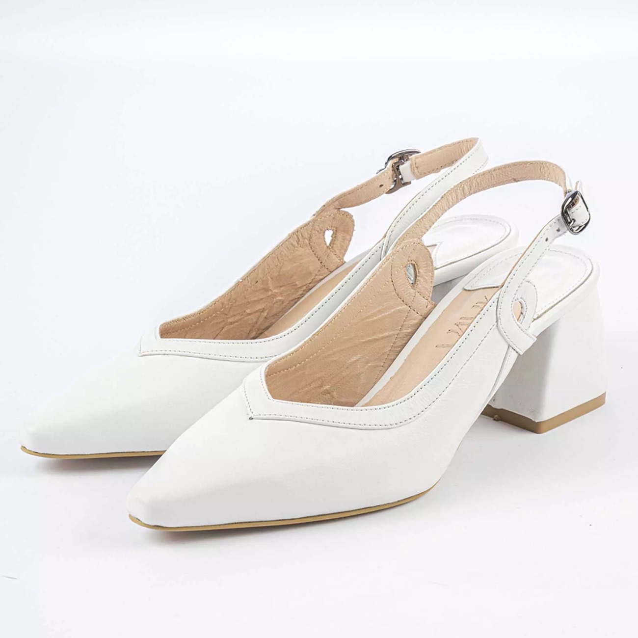 Escarpins en Cuir à Talons Pointus pour Femmes Modèle Xava