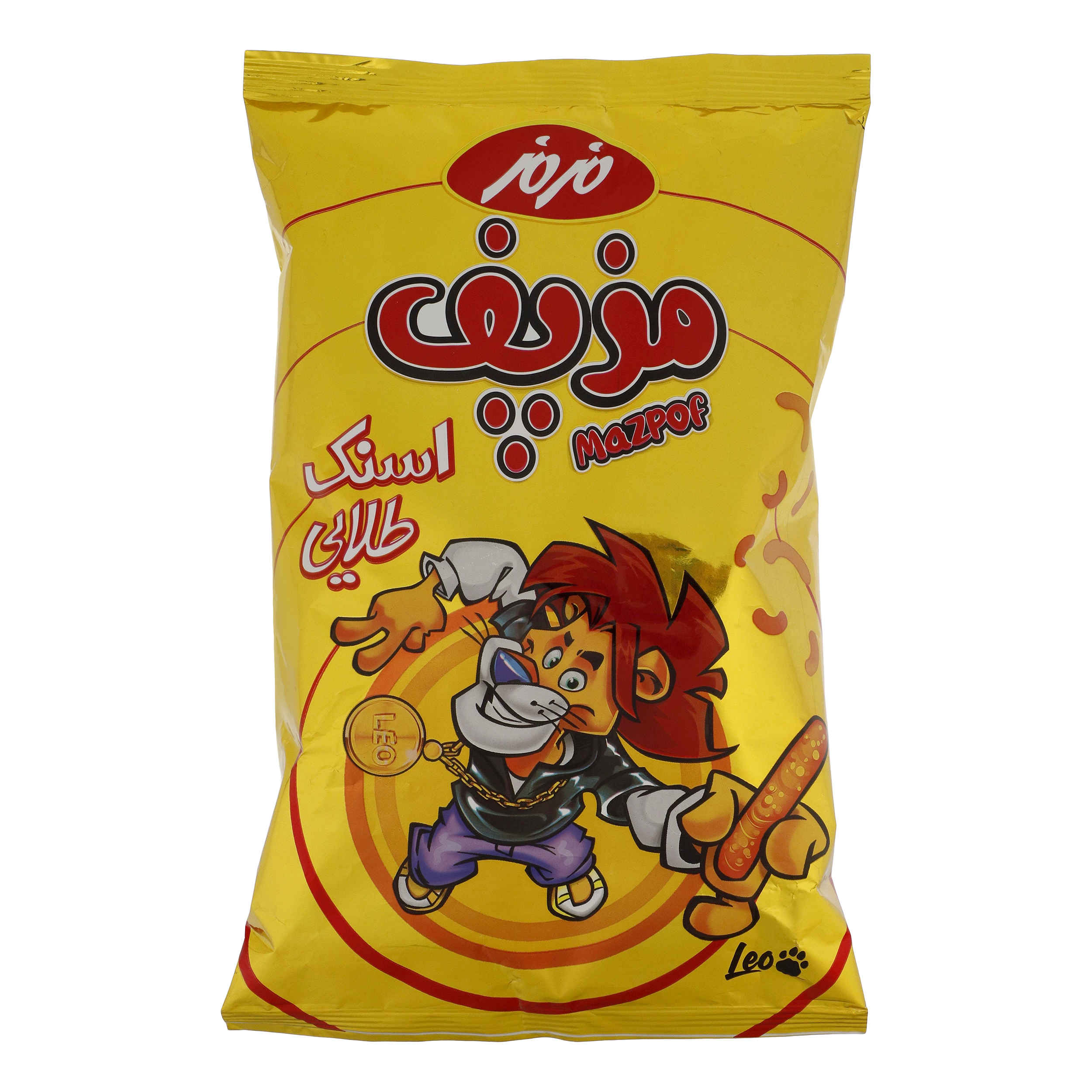 Maz Maz Golden Iranien Pofak - Snack de Fromage Soufflé, 85 gr (15x)