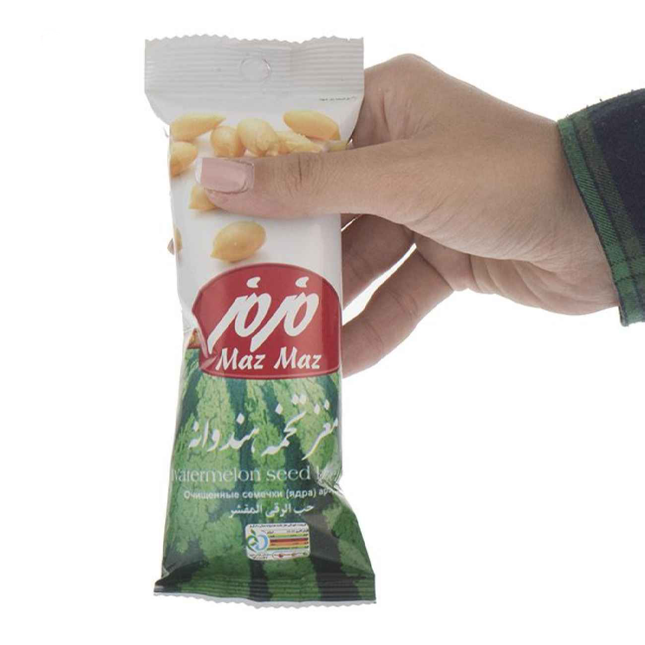 Snack de cerneaux de graines de pastèque Maz Maz – 300 g (10×30 g)