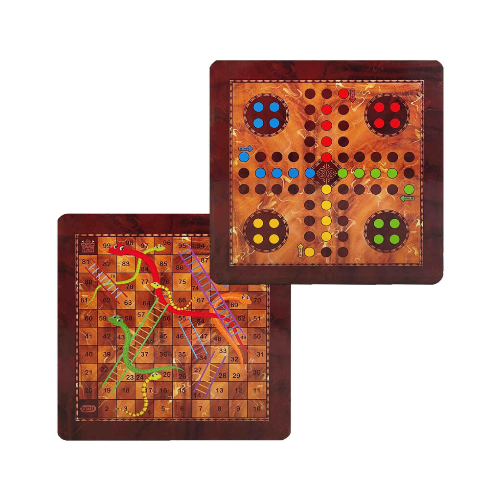 Mensch ärgere Dich nicht (Ludo) – Jeu de Société Classique Double Face