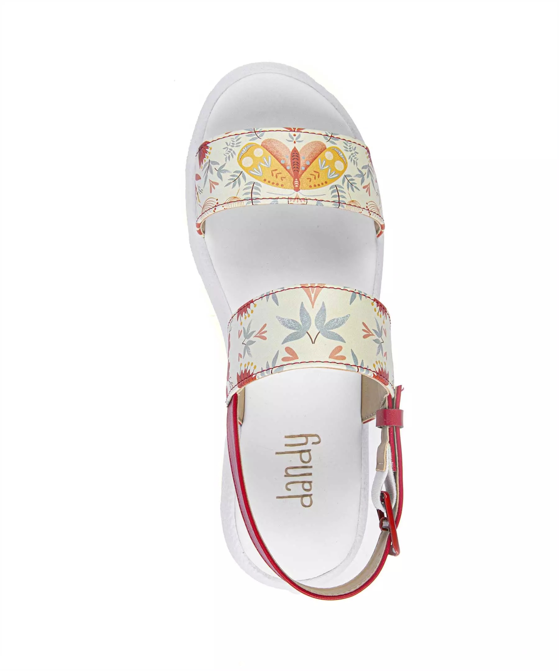 Sandales décontractées à bout ouvert pour femmes, modèle Papillon