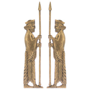 Figurine historique de soldat achéménide iranien – Paire de 2