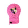 Gant de bain tissé à la main avec motif floral (5x)