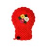Gant de bain tissé à la main avec motif floral (5x)