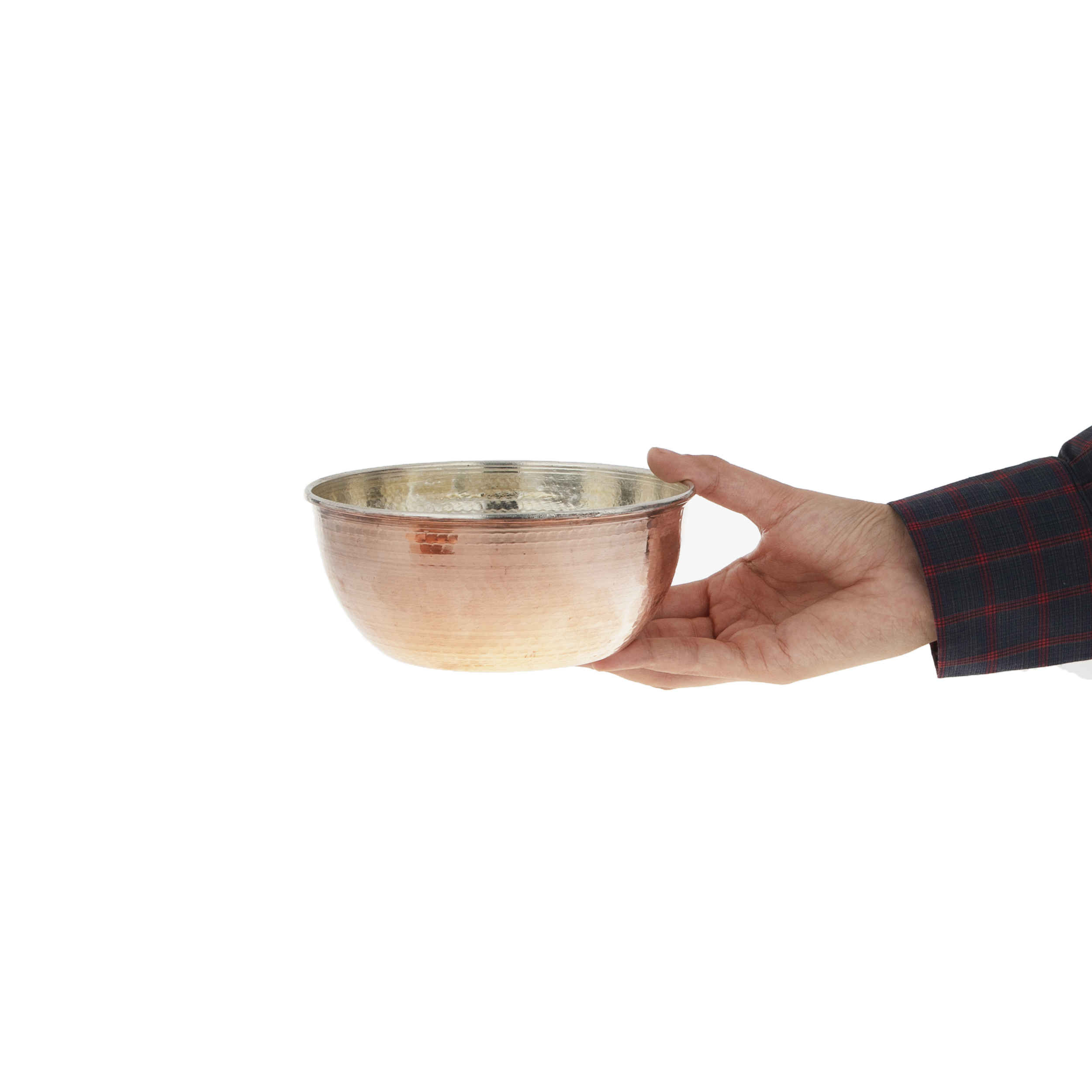 Bol de table persan en cuivre martelé et fabriqué à la main – Katayun