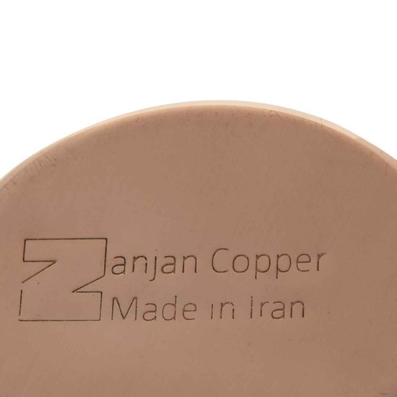 Tasse persane en cuivre – Fabriquée à la main avec anse pour boissons froides – Martelée Atefeh