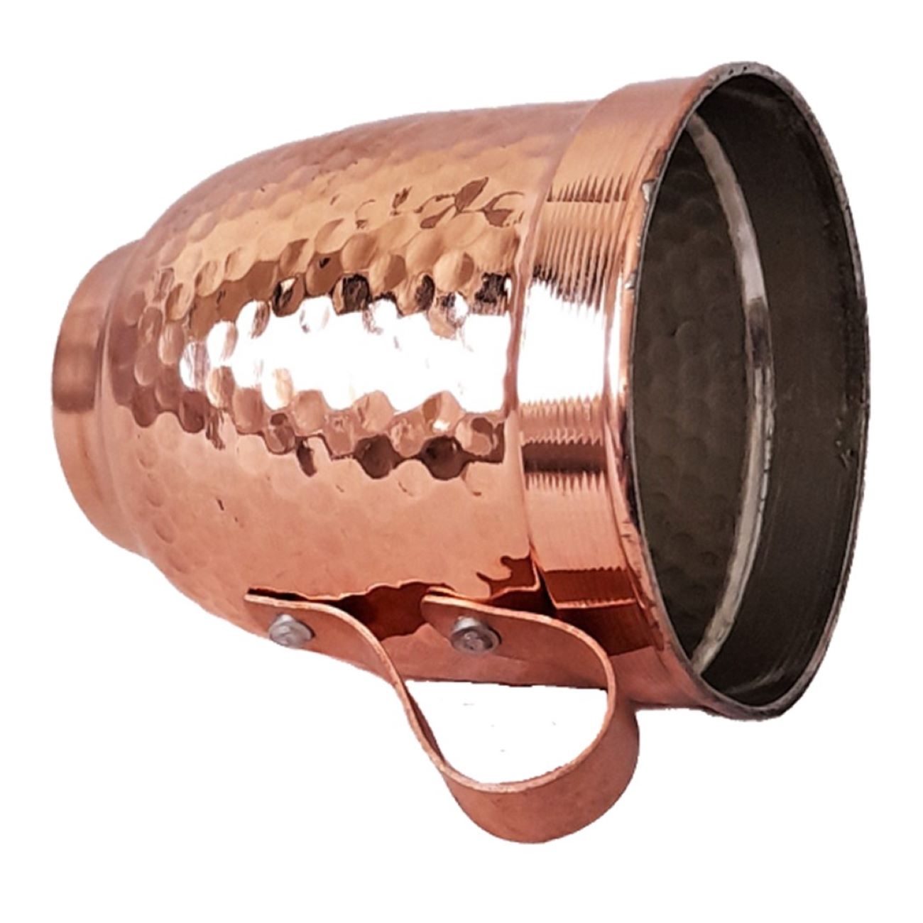 Tasse persane en cuivre – Fabriquée à la main avec anse pour boissons froides – Martelée