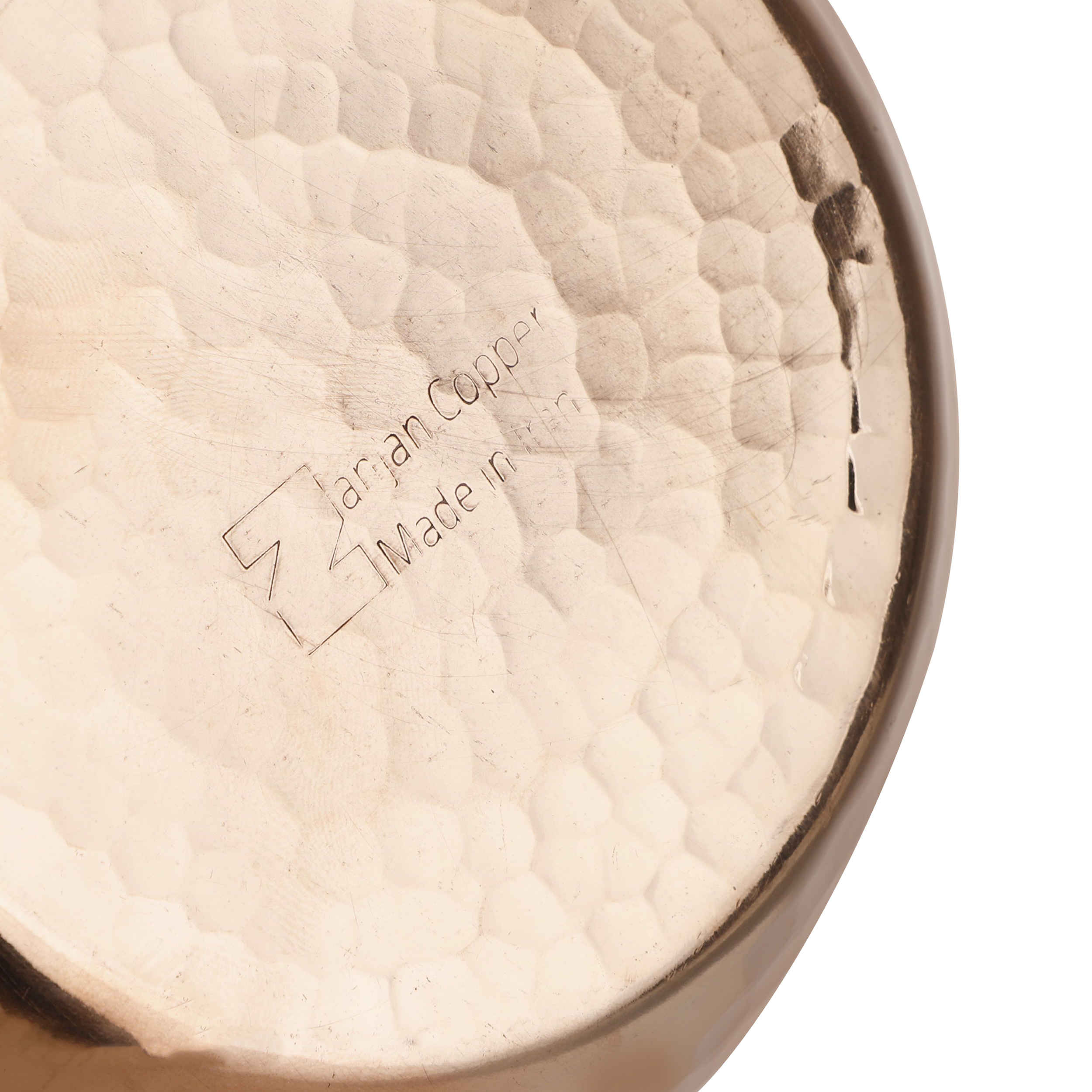 Bol à mélanger persan en cuivre martelé et fabriqué à la main – Kiarash