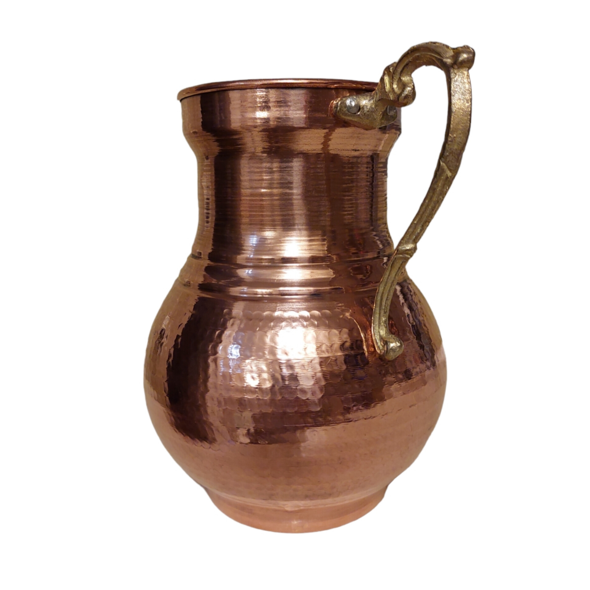 Carafe en cuivre perse martelé