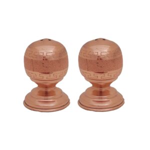 Ensemble de salières et poivrières en cuivre persan Martelé Bizhan (set de 2)