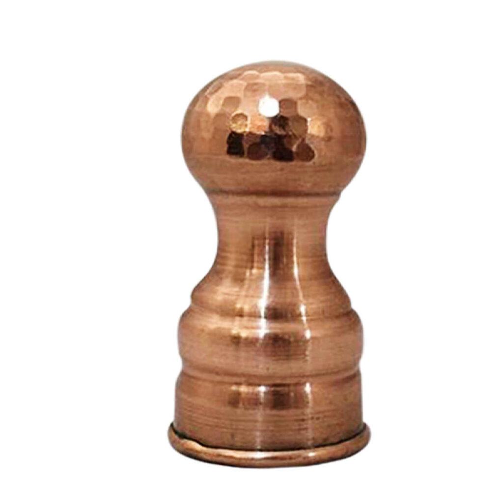 Ensemble de salières et poivrières en cuivre persan Martelé Laleh (set de 2)