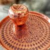 Sucrier persan artisanal en cuivre avec couvercle - Martelé Design Pomme