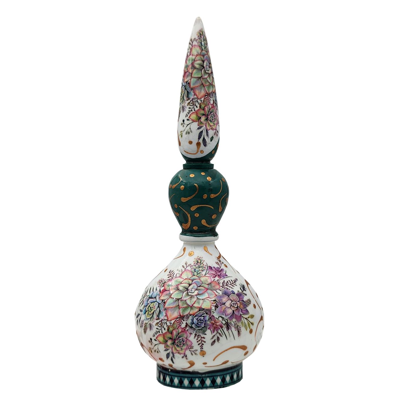 Contenant Persan Surma Dani en Bois pour Garder le Kohl Traditionnel (x2)