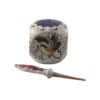 Contenant Persan Surma Dani en Bois pour Garder le Kohl Style Traditionnel (x2)