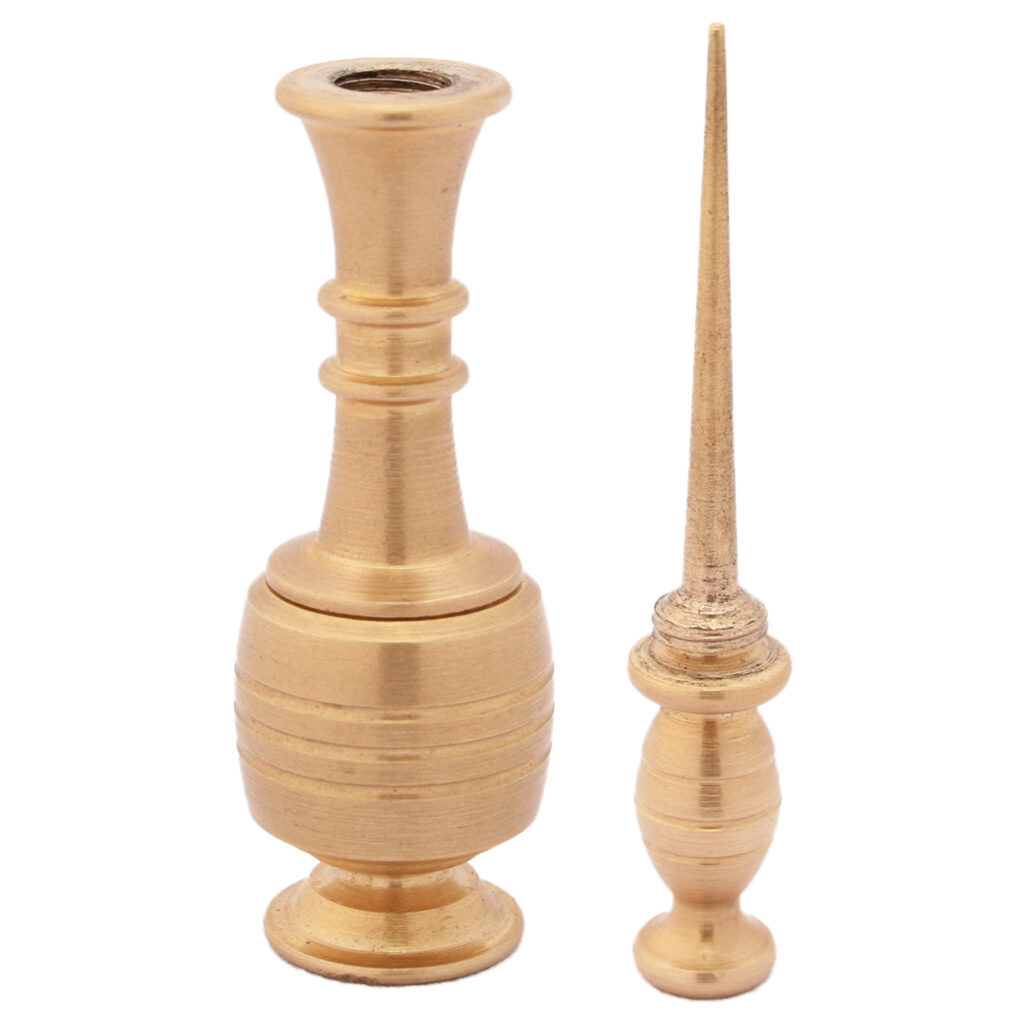 Contenant en Laiton Surma Dani pour Conserver le Khol (x2)