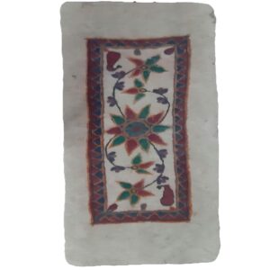 Tapis en feutre de laine persan 100% naturel et fait main Design Floral