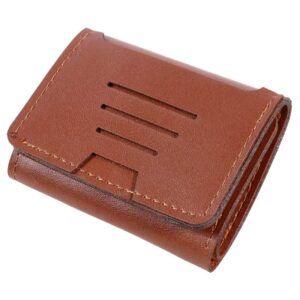 Portefeuille trifold en cuir persan fait main – Modèle pliant