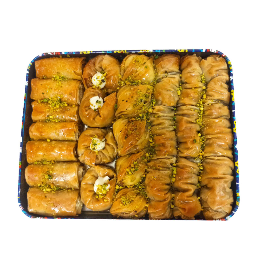 Pâtisserie Persane - Baklava de noix et pistaches mélangées 650g