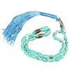 Chapelet turquoise de Neyshabur – 33 perles artisanales
