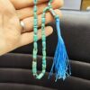 Chapelet turquoise de Neyshabur – 33 perles artisanales