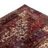 Tapis Persan Vintage Patchwork Noué à la Main Géométrique