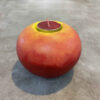 Bougeoir en poterie persane fait main avec design de pomme