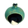 Bougeoir en poterie persane fait main avec design de grenade