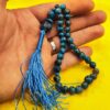 Chapelet turquoise de Neyshabur – 33 perles de prière artisanales