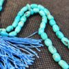 Chapelet turquoise de Neyshabur – 33 perles de prière artisanales