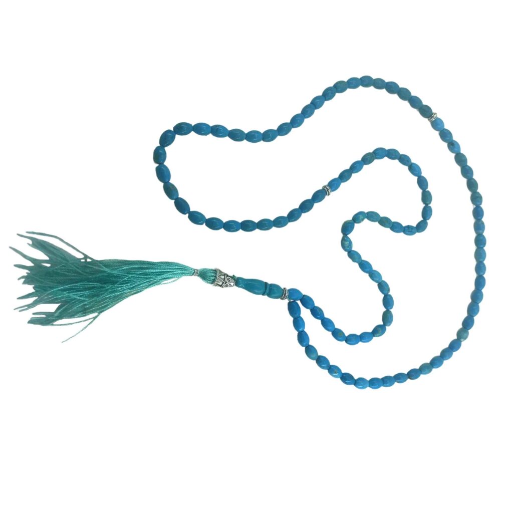 Chapelet turquoise de Neyshabur – 101 perles de prière