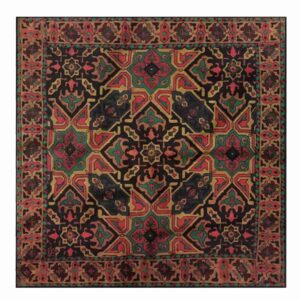 Foulard Miniature Marron pour Femme – Modèle Persan Naghshineh
