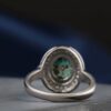 Ensemble de bijoux en argent persan avec pierre précieuse turquoise naturelle