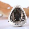 Bague en Argent Persan Faite Main pour Homme avec Turquoise de Neyshabur