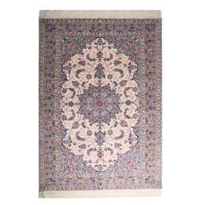 Tapis persan avec laine noué à la main authentique à Birjand Lachak Toranj