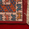 Tapis persan en laine noué à la main à Khorasan motifs animaliers