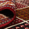 Tapis persan en laine original noué à la main à Khorasan à carreaux