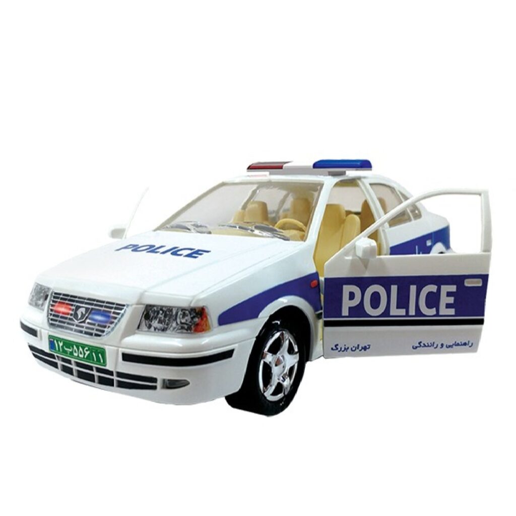 Voiture jouet de police iranienne modèle Samand 101CDE