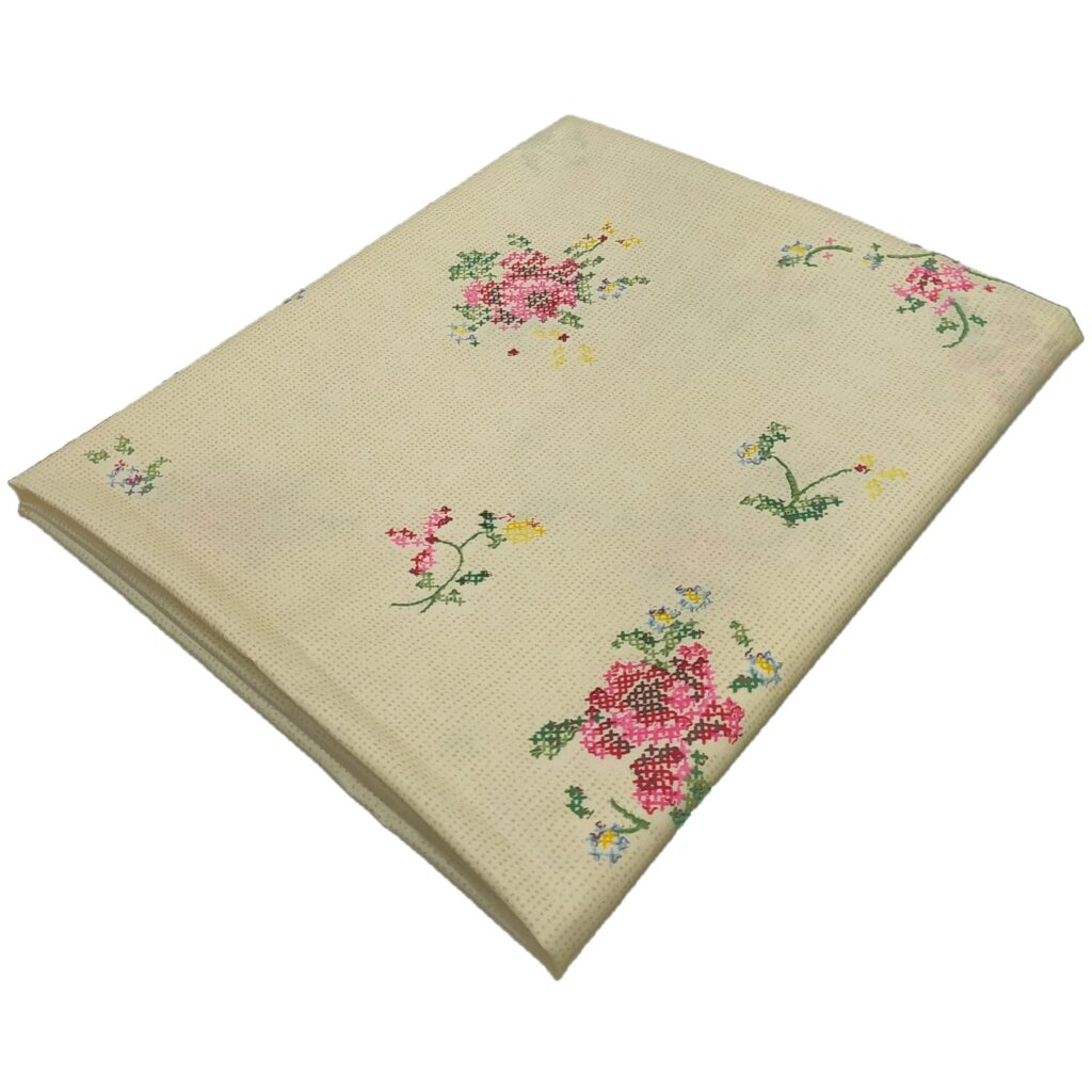 Nappe Imprimée en Coton Ronde à Motif Floral