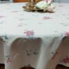 Nappe Imprimée en Coton Ronde à Motif Floral