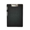 Porte-bloc en cuir avec stylo bleu marine