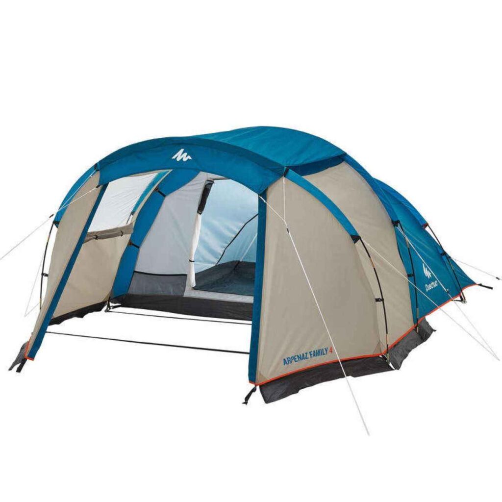 Tente de Camping Quechua pour 3-4 Personnes Imperméable pour Randonnée