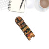 Marque-pages en bois – Design étagère de livres – Lot de 3