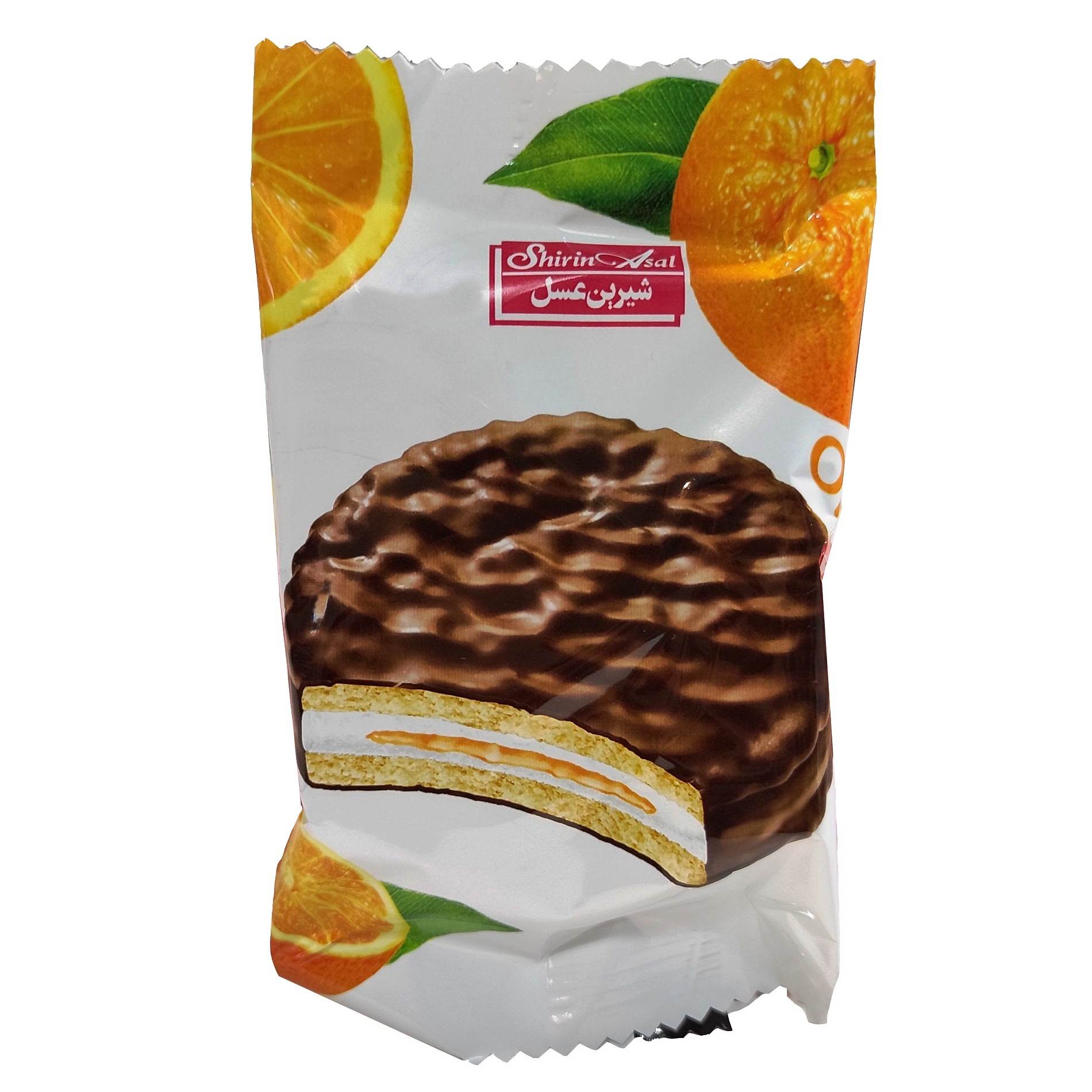 Biscuit enrobé de chocolat Shirin Asal à la saveur d'orange, 22 gr (x60)