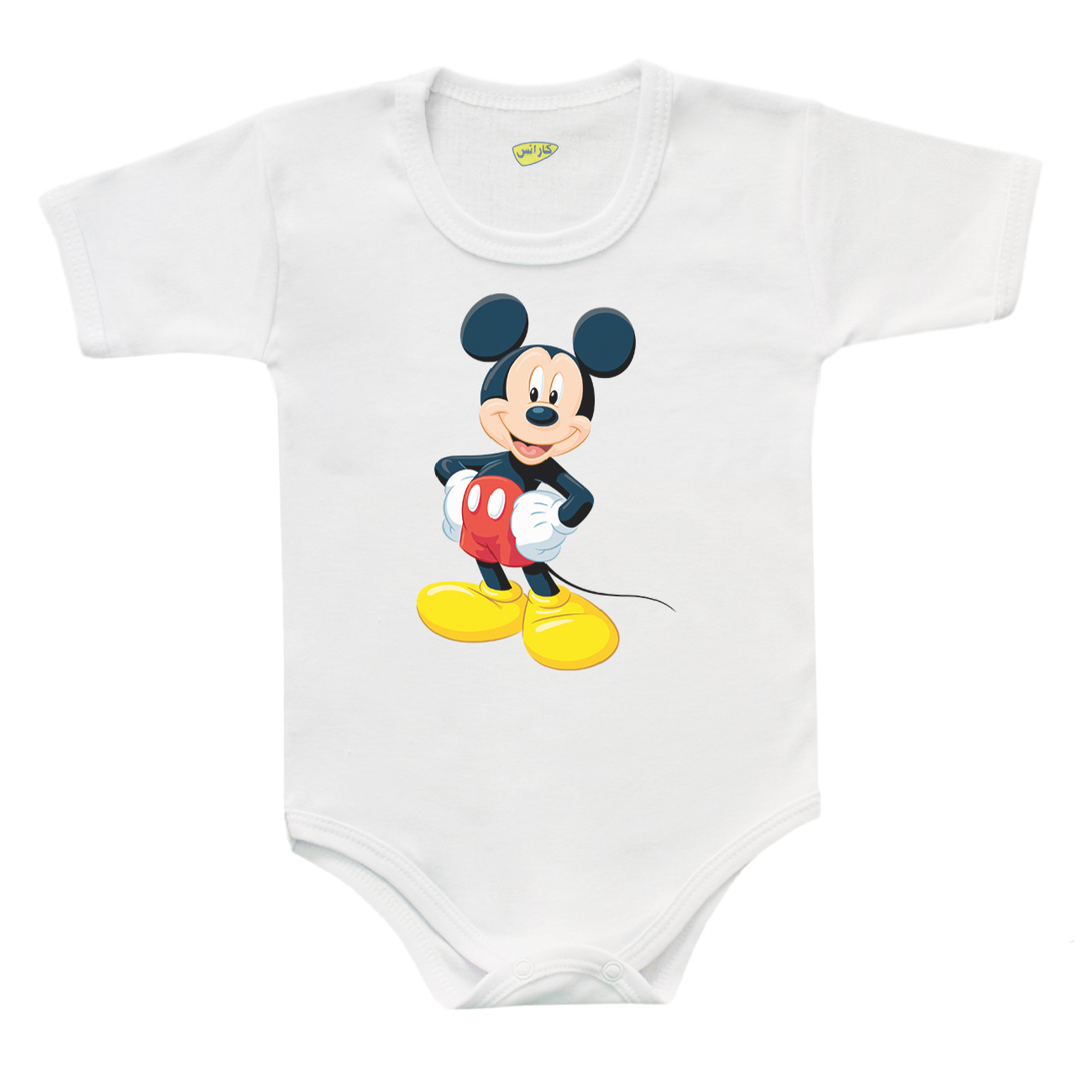 Body à manches courtes pour bébé avec design Mickey Mouse
