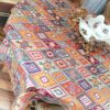 Nappe Inspirée du Kilim Persan en Tissu PVC