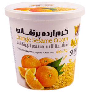 Crème Tahini Sauce Sésame avec Saveur Orange – Shirreza, 400 gr (3x)