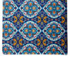 Porte-bloc traditionnel en tissu motif carrelage avec poche