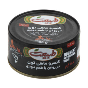 Morceaux de thon à l’huile au goût fumé – Tabiat (12 unités, 180g chacun)