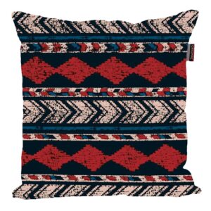 Housse de coussin en velours – Design géométrique imprimé (Set de 2)