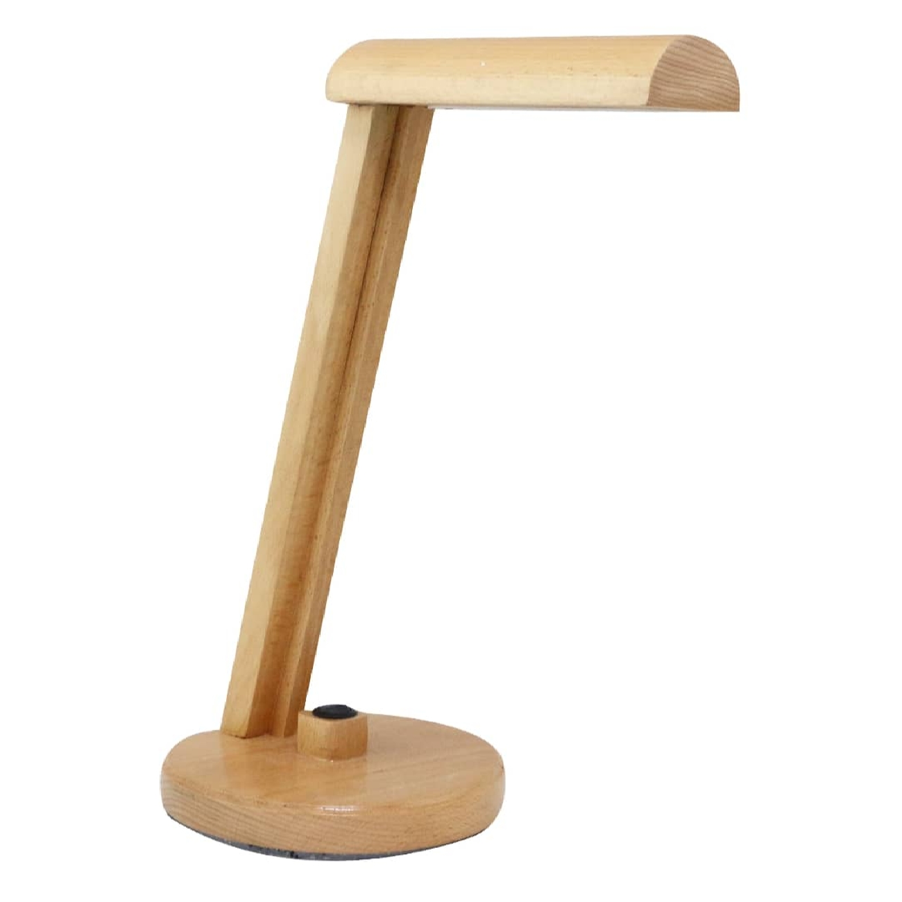 Lampe de bureau réglable en bois – Fabriquée à la main adaptée à la lecture